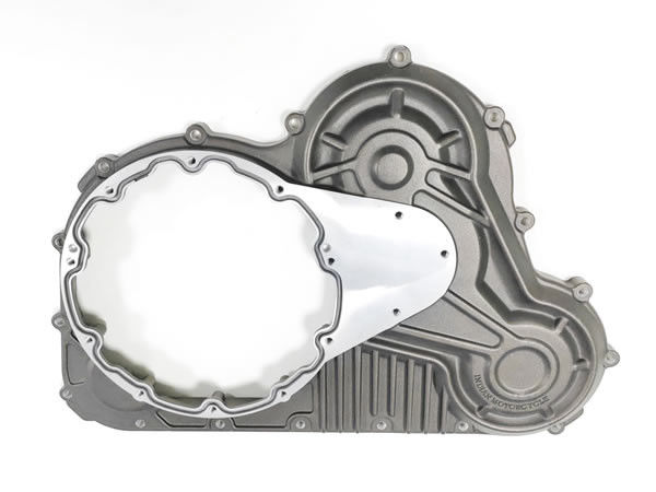 Aluminiumlegierung Druckgussteile Motorradmotor Primärantrieb Abdeckung Pulverbeschichtung