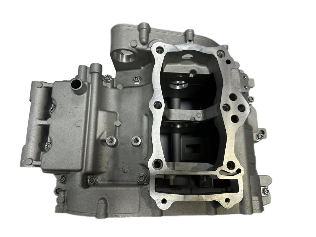Aluminiumlegierung Druckgussteile Motorradmotor Kurbelkasten Zwillingszylinder