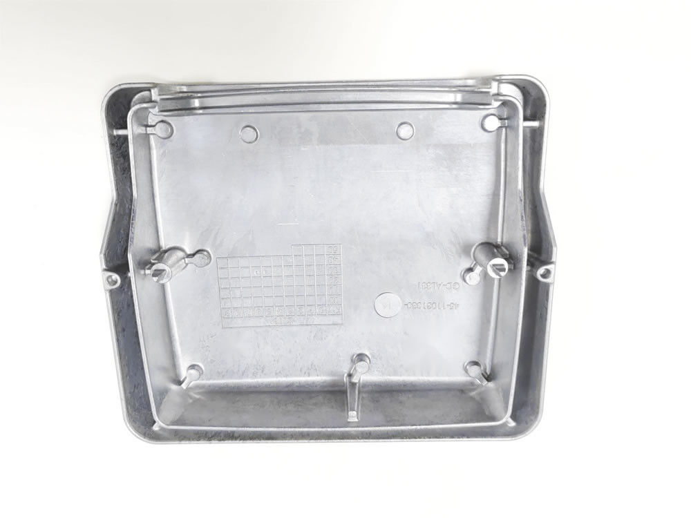 Aluminiumlegierung Hochdruckgussteile Sonnenumrichter-Abdeckung Pulver beschichtet